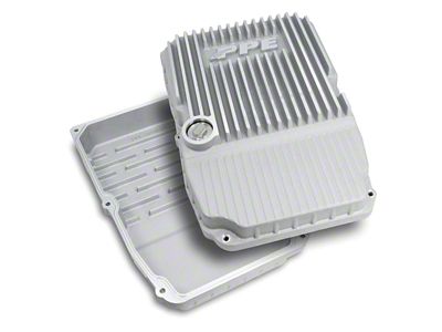 PPE Heavy-Duty Cast Aluminum Transmission Pan; Raw (05-13 Jeep Grand Cherokee WK & WK2 w/o 8HP70 Transmission)