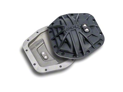 PPE Dana M186 Heavy-Duty Nodular Iron Differential Cover; Black (18-25 Jeep Wrangler JL, Excluding Rubicon)