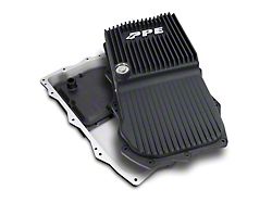 PPE Heavy-Duty Cast Aluminum Deep Transmission Pan; Black (18-26 Jeep Wrangler JL w/ Automatic Transmission, Excluding 3.6L & 4xe)