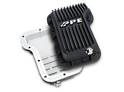 PPE Heavy-Duty Cast Aluminum Engine Oil Pan; Black (18-25 2.0L Jeep Wrangler JL)