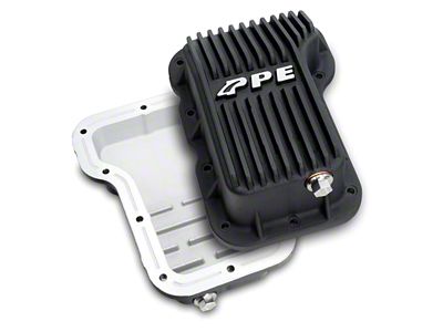 PPE Heavy-Duty Cast Aluminum Engine Oil Pan; Black (18-25 2.0L Jeep Wrangler JL)