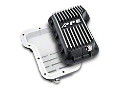 PPE Heavy-Duty Cast Aluminum Engine Oil Pan; Brushed (18-25 2.0L Jeep Wrangler JL)