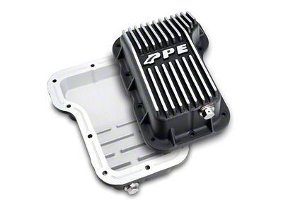PPE Heavy-Duty Cast Aluminum Engine Oil Pan; Brushed (18-25 2.0L Jeep Wrangler JL)