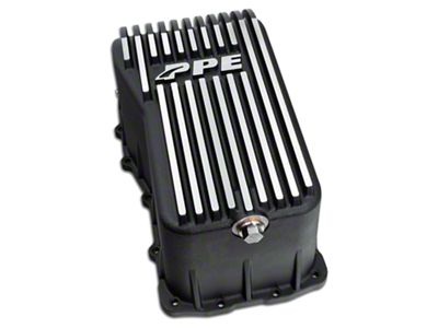 PPE Heavy-Duty Cast Aluminum Engine Oil Pan; Brushed (07-11 3.8L Jeep Wrangler JK)