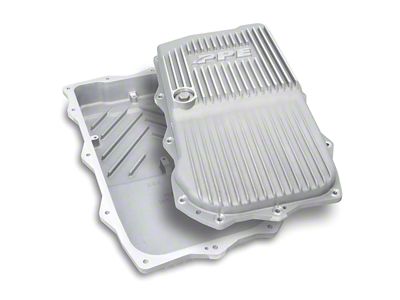 PPE Heavy-Duty Cast Aluminum Transmission Oil Pan; Raw (18-25 2.0L or 3.0L EcoDiesel Jeep Wrangler JL w/ Automatic Transmission)