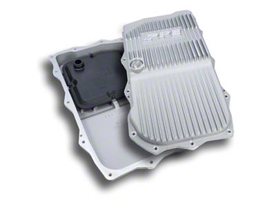 PPE Heavy-Duty Cast Aluminum Transmission Oil Pan; Raw (18-25 3.6L Jeep Wrangler JL w/ Automatic Transmission)