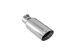 PPE 4-Inch Exhaust Tip; Polished (Fits 2.50-Inch Tail Pipe)