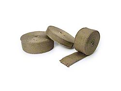 PPE Titanium Exhaust Wrap; 25-Foot x 1-Inch (Universal; Some Adaptation May Be Required)