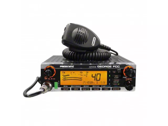 President Electronics Jeep Wrangler 40-Channel Mobile AM/FM/SSB CB ...
