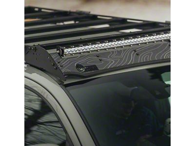 Prinsu Standard Wind Deflector; Textured Black (10-24 4Runner)