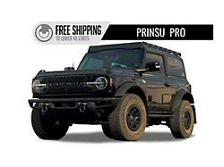 Prinsu Pro Roof Rack Standard Wind Deflector; Black (21-26 Bronco 2-Door)