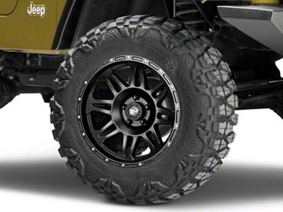 Pro Comp Wheels 05 Series Torq Matte Black Wheel; 17x9; -6mm Offset (97-06 Jeep Wrangler TJ)