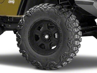 Pro Comp Wheels 89 Series Kore Matte Black Wheel; 17x9; -6mm Offset (97-06 Jeep Wrangler TJ)