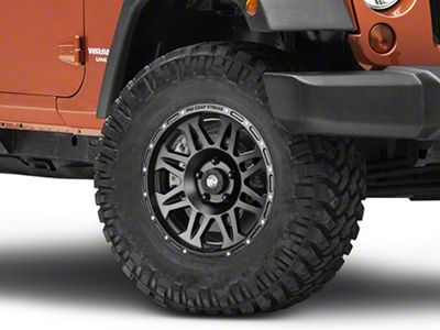 Pro Comp Wheels 05 Series Torq Matte Black Wheel; 17x8; 0mm Offset (07-18 Jeep Wrangler JK)