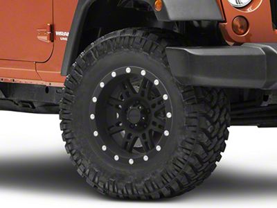 Pro Comp Wheels 31 Series Stryker Matte Black Wheel; 17x9; -6mm Offset (07-18 Jeep Wrangler JK)
