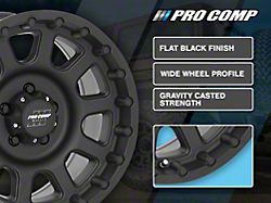 Pro Comp Wheels 32 Series Bandido Flat Black Wheel; 17x9; -6mm Offset (07-18 Jeep Wrangler JK)