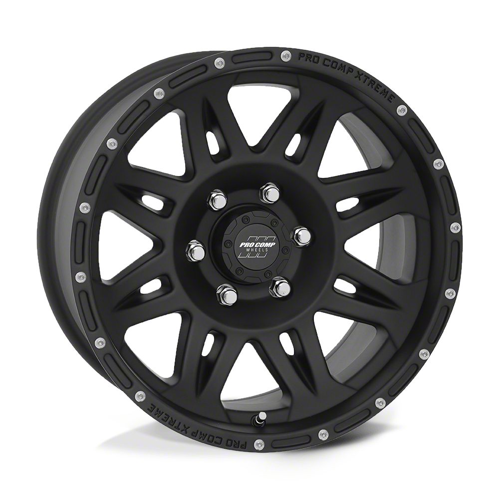 Pro Comp Wheels Jeep Gladiator Torq Flat Black Wheel; 17x9; -6mm Offset ...