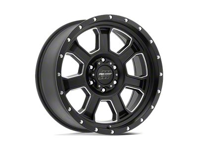 Pro Comp Wheels Sledge Satin Black Milled Wheel; 20x9; 0mm Offset (22-25 Jeep Grand Cherokee WL)
