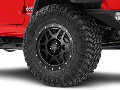 Pro Comp Wheels Phaser Satin Black Wheel; 18x9; 0mm Offset (18-25 Jeep Wrangler JL)