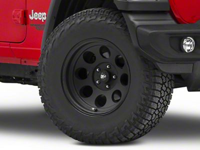 Pro Comp Wheels 69 Series Vintage Flat Black Wheel; 17x9; -6mm Offset (18-25 Jeep Wrangler JL)