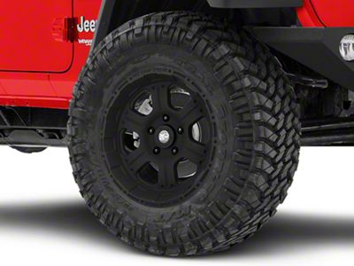 Pro Comp Wheels 89 Series Kore Matte Black Wheel; 17x9; -6mm Offset (18-25 Jeep Wrangler JL)