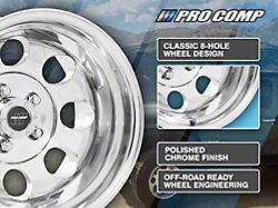 Pro Comp Wheels Series 1069 Polished Wheel; 17x9; -6mm Offset (18-26 Jeep Wrangler JL)