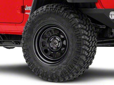 Pro Comp Steel Wheels District Gloss Black Wheel; 17x9; -19mm Offset (18-25 Jeep Wrangler JL)
