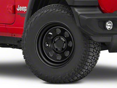 Pro Comp Wheels Series 97 Rock Crawler Flat Black Wheel; 17x9; -19mm Offset (18-25 Jeep Wrangler JL)