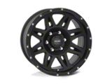Pro Comp Wheels Torq Flat Black Wheel; 17x9; -6mm Offset (18-25 Jeep Wrangler JL)