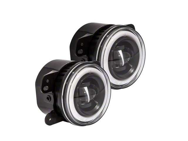 Pro Comp Jeep Wrangler LED Fog Lights; Clear EXP76504P (07-18 Jeep ...