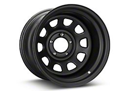 Pro Comp Wheels Steel Series 51 District Flat Black Wheel; 15x10; -44mm Offset (87-95 Jeep Wrangler YJ)