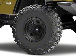 Pro Comp Wheels 69 Series Vintage Flat Black Wheel; 15x10; -47mm Offset (97-06 Jeep Wrangler TJ)