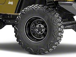 Pro Comp Wheels Steel Series 51 District Gloss Black Wheel; 15x10; -44mm Offset (97-06 Jeep Wrangler TJ)