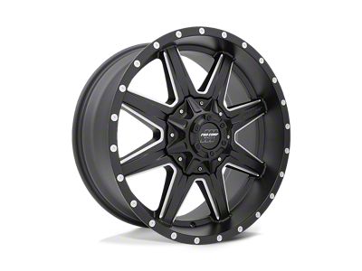 Pro Comp Wheels Quick 8 Satin Black Milled 6-Lug Wheel; 20x9; 0mm Offset (22-25 Tundra)