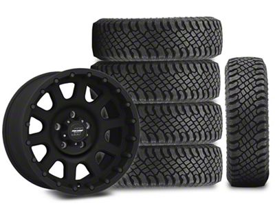 17x9 Pro Comp 32 Series Wheel & 33in Atturo All-Terrain Trail Blade X/T Tire Package; Set of 5 (07-18 Jeep Wrangler JK)