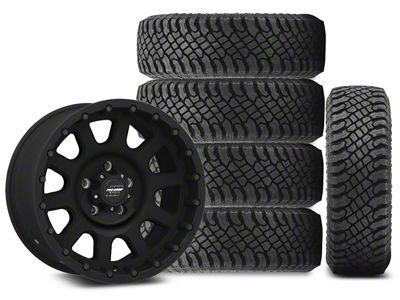17x9 Pro Comp 32 Series Wheel & 35in Atturo All-Terrain Trail Blade X/T Tire Package; Set of 5 (18-25 Jeep Wrangler JL)