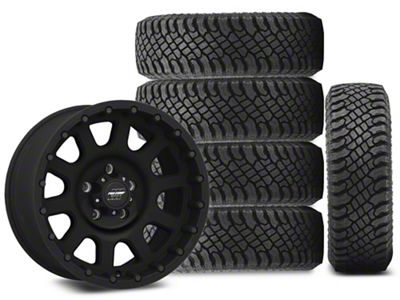 17x9 Pro Comp 32 Series Wheel & 35in Atturo All-Terrain Trail Blade X/T Tire Package; Set of 5 (07-18 Jeep Wrangler JK)