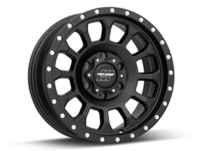 Pro Comp Wheels Rockwell Satin Black 6-Lug Wheel; 20x9; -12mm Offset (04-15 Titan)