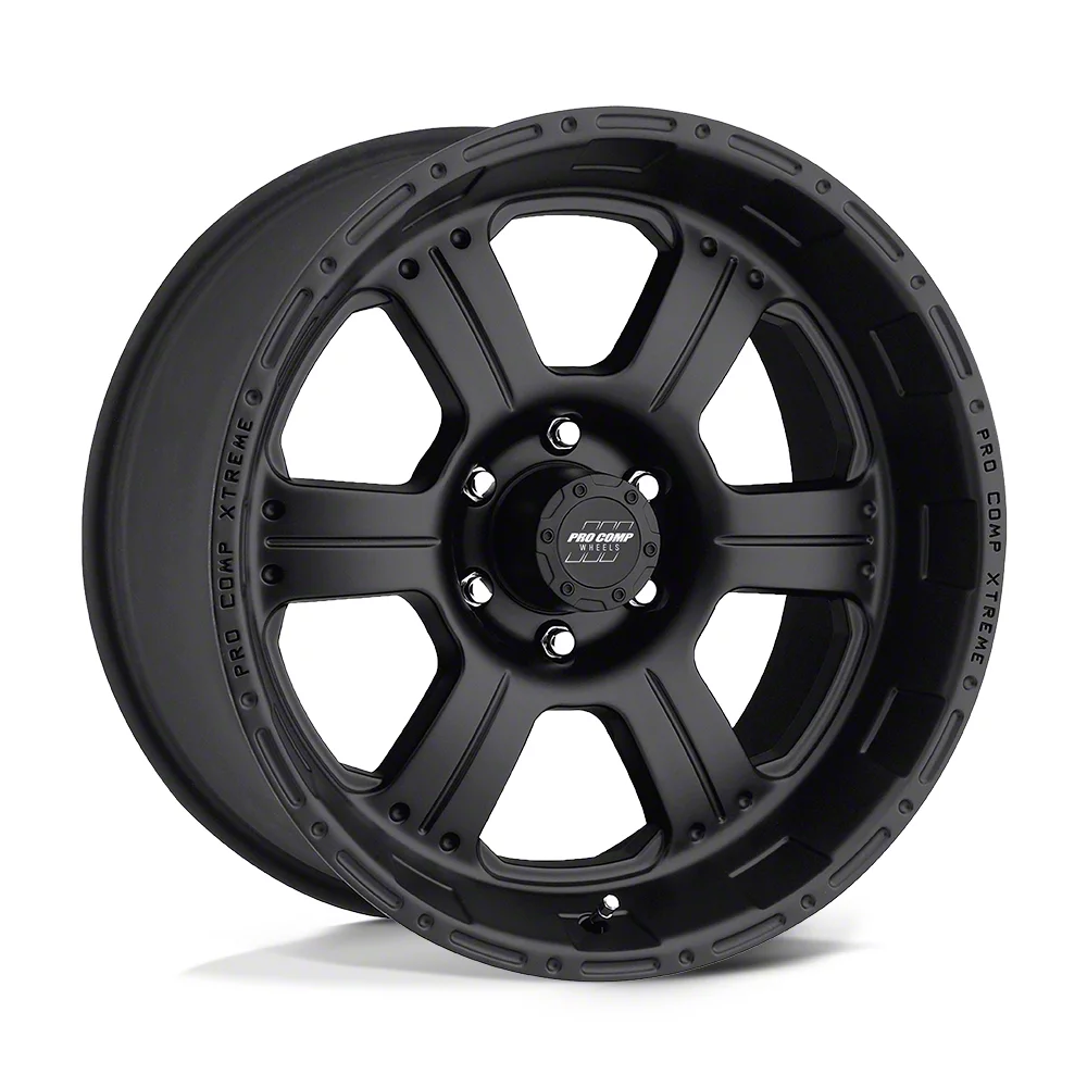 Black Rhino Frontier Rapid Matte Black 6-Lug Wheel; 17x9 Black Rhino Frontier Rapid Matte Black 6-Lug Wheel; 17x9