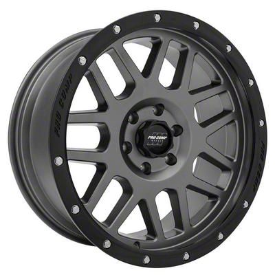 Pro Comp Wheels Toyota 4-Runner Vertigo Dark Gray with Black Lip 6-Lug ...