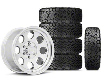 17x9 Pro Comp Wheels 69 Series & 33in General All-Terrain Grabber ATX Tire Package; Set of 5 (21-25 Bronco, Excluding Raptor)