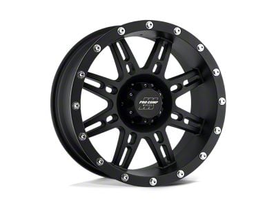 Pro Comp Wheels Stryler Flat Black 6-Lug Wheel; 17x9; -6mm Offset (22-25 Bronco Raptor)