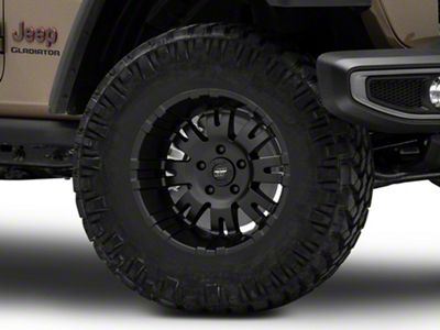 Pro Comp Wheels 01 Series Satin Black Wheel; 17x9; -6mm Offset (20-25 Jeep Gladiator JT)