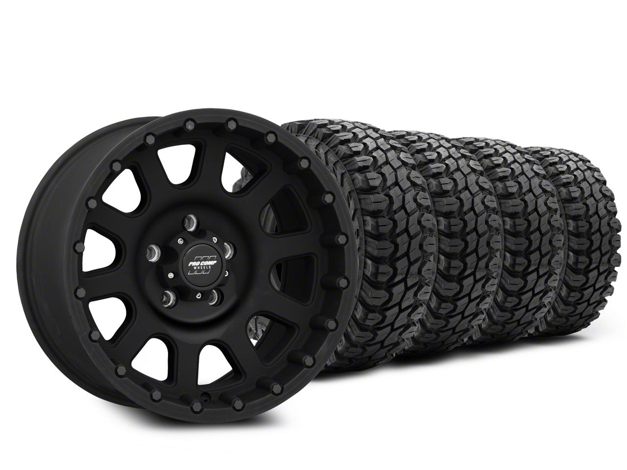 XD Jeep Gladiator FMJ Satin Black with Dark Tint Wheel; 17x9
