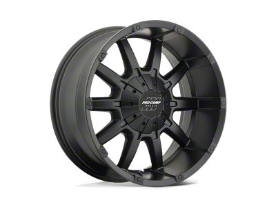 Pro Comp Wheels Gauge Satin Black Wheel; 20x9; -12mm Offset (20-25 Jeep Gladiator JT)