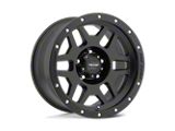 Pro Comp Wheels Phaser Satin Black Wheel; 17x9; -6mm Offset (20-25 Jeep Gladiator JT)