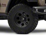 Pro Comp Wheels 69 Series Vintage Flat Black Wheel; 17x9; -6mm Offset (20-25 Jeep Gladiator JT)