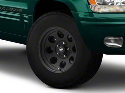 Pro Comp Wheels 69 Series Vintage Flat Black Wheel; 16x8; -12mm Offset (99-04 Jeep Grand Cherokee WJ)