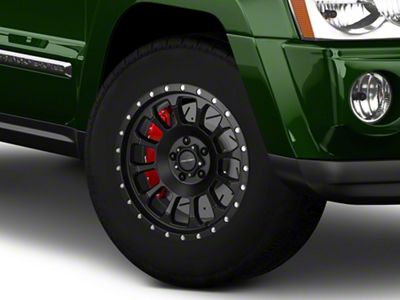 Pro Comp Wheels Rockwell Satin Black Wheel; 17x8.5; 0mm Offset (05-10 Jeep Grand Cherokee WK, Excluding SRT8)
