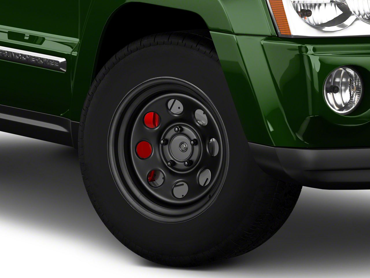 Pro Comp Wheels Jeep Grand Cherokee Series 97 Rock Crawler Flat Black ...